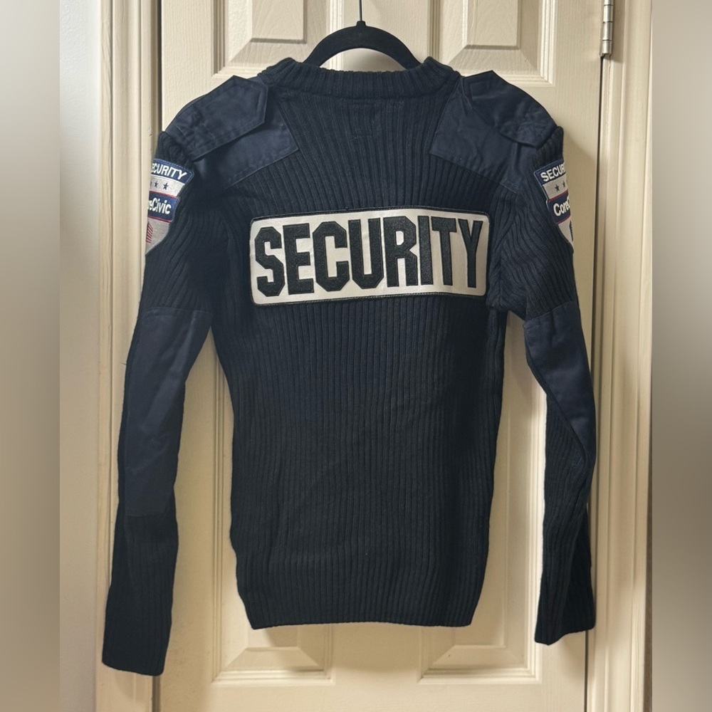 Security Navy Sweater NWT size Small